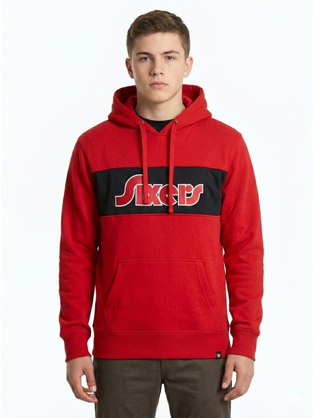 '47 Philadelphia 76ers Hoodie Men's Medium Sixers Sweater